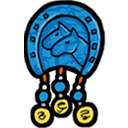 Enamel Horseshoe Icon